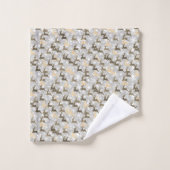 雪と鹿 バスタオルセット (ウォッシュタオル)