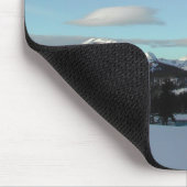 雪によっておおわれるmousepad マウスパッド (コーナー)