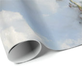 雪によって埋められる常緑樹 ラッピングペーパー (ロールコーナー)