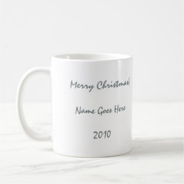 雪によって塵を払われるシカのシルエットの絵画 マグカップ