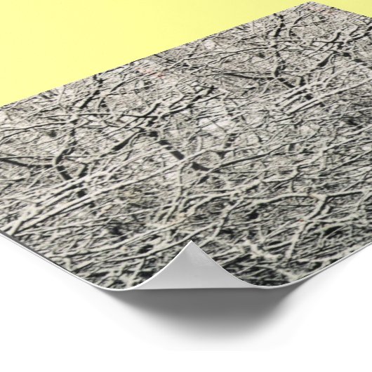 雪にキスされる ポスター (角)