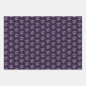 雪にクリスマスの雪を降らせる ラッピングペーパーシート (正面2)