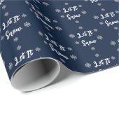 雪にクリスマスの雪を降らせる ラッピングペーパー (ロールコーナー)