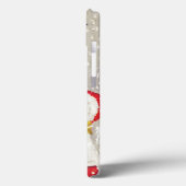 雪に人形をビクトリアン持つヴィンテージクリスマスガール Case-Mate iPhoneケース (裏面 / 左)