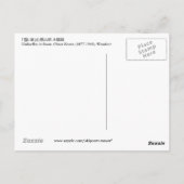 雪に傘、古邨傘の入った雪、小村、浮世絵 ポストカード (裏面)