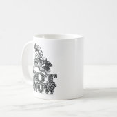 雪に困った コーヒーマグカップ (正面左)