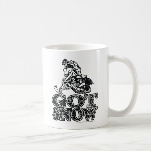 雪に困った コーヒーマグカップ (右)