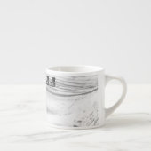 雪に埋もれた2つの椅子 エスプレッソカップ (右)