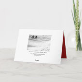 雪に埋もれた2つの椅子 カード (裏面)