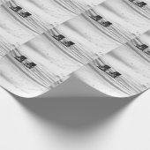 雪に埋もれた2つの椅子 ラッピングペーパー (角)