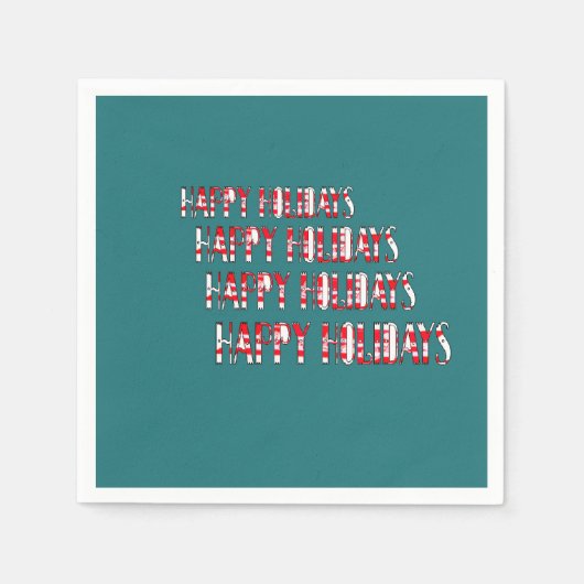 雪に対するHH スタンダードカクテルナプキン (正面)