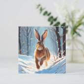 雪に抱かれた喜び：うさぎの奔走 シーズンカード (スタンド正面)