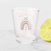 雪に染まるクリスマスレインボー ショットグラス (裏面)