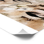 雪に覆われたアムステルダム フォトプリント (角)