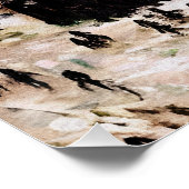 雪に覆われたアムステルダム ポスター (コーナー)