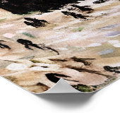 雪に覆われたアムステルダム ポスター (角)