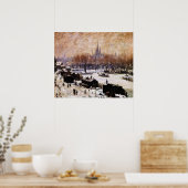 雪に覆われたアムステルダム ポスター (キッチン)