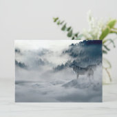 雪に覆われたオオカミ (スタンド正面)