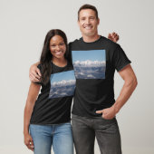 雪に覆われたオリンピックの山々 アクティブ Tシャツ (ユニセックス)