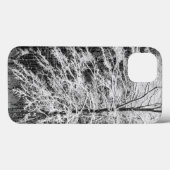 雪に覆われたカエデの木の線画 Case-Mate iPhoneケース (裏面 (横))