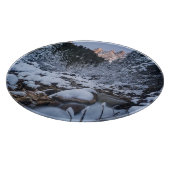 雪に覆われたガイスラー山脈 カッティングボード (角)