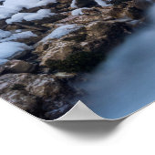 雪に覆われたガイスラー山脈 ポスター (角)