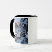 雪に覆われたガイスラー山脈 マグカップ (正面左)