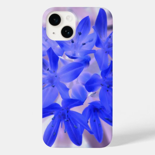 雪に覆われたショックブルーの栄光 Case-Mate iPhoneケース (裏面)