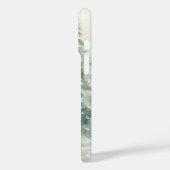 雪に覆われた冬の中に立っている陽気な雪だるま Case-Mate iPhoneケース (裏面 / 左)