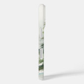 雪に覆われた冬の中に立っている陽気な雪だるま Case-Mate iPhoneケース (裏面 / 右)