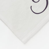 雪に覆われた冬の木のベクトル化された家族の写真 フリースブランケット (角)