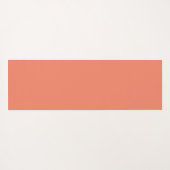 雪に覆われた冬の海岸の夕日 ヨガマット (裏面(横))