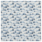 雪に覆われた冬の風景 ファブリック (見本)