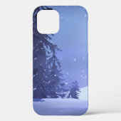 雪に覆われた冬の風景 Case-Mate iPhoneケース (裏面)