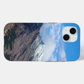 雪に覆われた山の風景 Case-Mate iPhoneケース (裏面 (横))