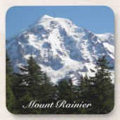 雪に覆われた山レイニアーランドスケープ コースター (正面)