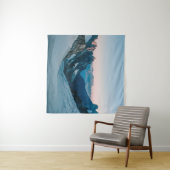 雪に覆われた山 タペストリー (インサイチュ(横))