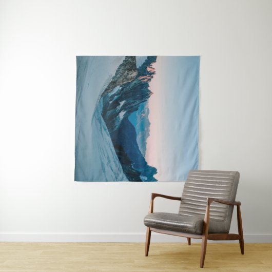 雪に覆われた山 タペストリー (インサイチュ(横))