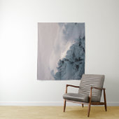 雪に覆われた山 タペストリー (インサイチュ)