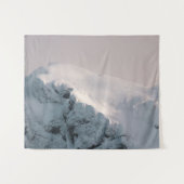 雪に覆われた山 タペストリー (正面(横))