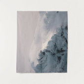 雪に覆われた山 タペストリー (正面)