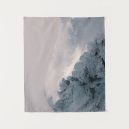 雪に覆われた山 タペストリー