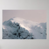 雪に覆われた山 ポスター (正面)