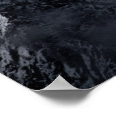 雪に覆われた山 ポスター (角)