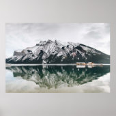 雪に覆われた山 ポスター (正面)