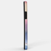 雪に覆われた木々が見える冬の夕日 Case-Mate iPhoneケース (裏面/右)