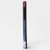 雪に覆われた木々が見える冬の夕日 Case-Mate iPhoneケース (裏面/左)