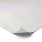 雪に覆われた木々、松のKC通り ポスター (角)