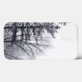 雪に覆われた木々: 縦構図 Case-Mate iPhoneケース (裏面 (横))