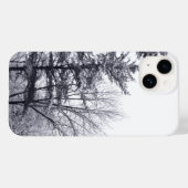 雪に覆われた木々: 縦構図 Case-Mate iPhoneケース (裏面 (横))